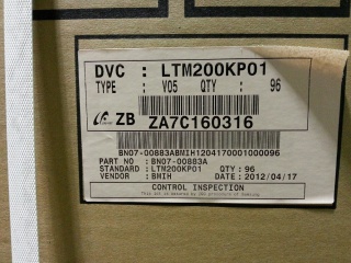 三星液晶模组LTM200KP01