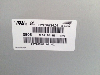 S-LCD液晶模组LTY260W2-L06