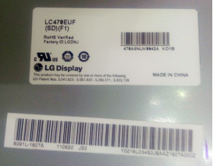 LG Display液晶模组LC470EUF-SDF1