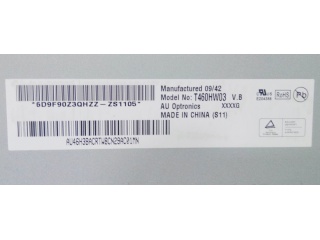 友达液晶模组T460HW03 VB