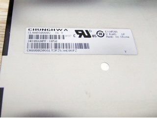 中华映管液晶模组CLAA080WQ02 XG