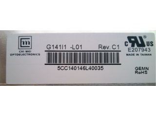 奇美液晶模组G141I1-L01
