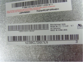 友达液晶模组M215HW01 V7