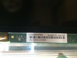 东芝松下液晶模组LTD131EWSX