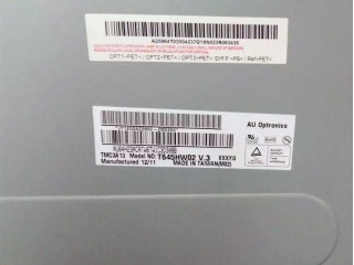 友达液晶模组T645HW02 V3