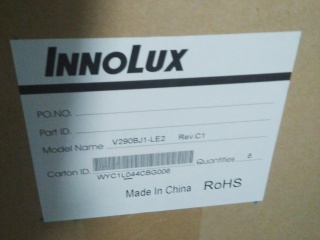 群创 29" VA 液晶模组 1366×768 300nits WLED LVDS 30pins