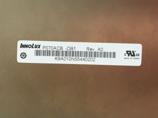 群创屏幕总成P070ACB-DB1