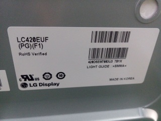 LG Display液晶模组LC420EUF-PGF1