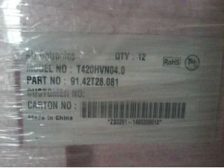 友达液晶玻璃T420HVN04.0 CELL