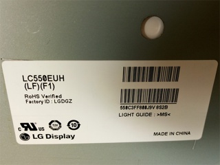 LG Display液晶模组LC550EUH-LFF1