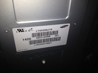 三星液晶模组LTA550HJ19