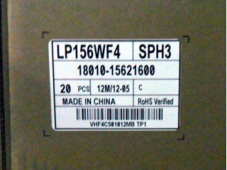 LG Display液晶模组LP156WF4-SPH3