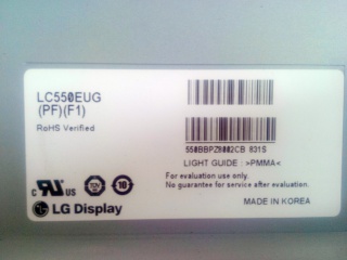 LG Display液晶模组LC550EUG-PFF1