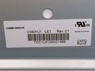 奇美液晶模组V390HJ1-LE1