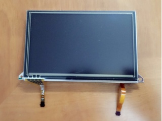 夏普 5" VA 液晶模组 400×240 WLED TTL 40pins 带电阻触摸 3.0G抗振