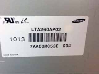 三星液晶模组LTA260AP02