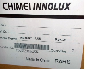 奇美液晶模组V390HK1-LS5
