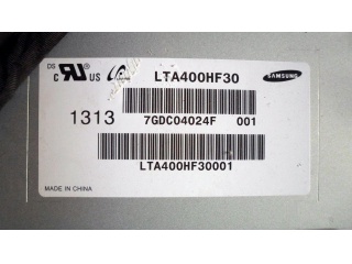 三星液晶模组LTA400HF30-W