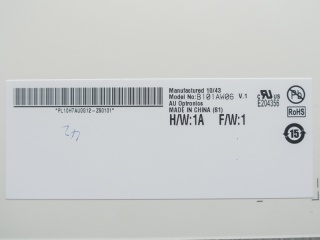 友达液晶模组B101AW06 V1 HW1A