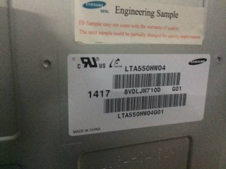 三星液晶模组LTA550HW04