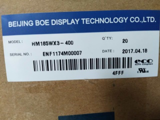京东方液晶玻璃HM185WX3-400