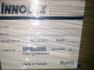 群创液晶模组V850DK1-KD1 Rev.B1