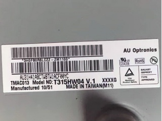 友达液晶模组T315HW04 V1