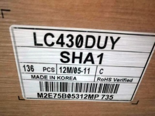 LG Display液晶玻璃LC430DUY-SHA1