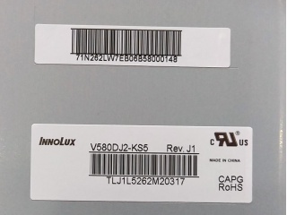 群创液晶模组V580DJ2-KS5