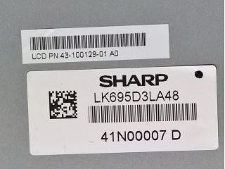 夏普液晶模组LK695D3LA48