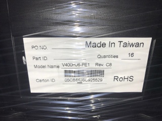 群创液晶玻璃V400HJ6-PE1 Rev.C8