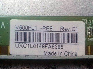 群创液晶玻璃V500HJ1-PE8 Rev.C1