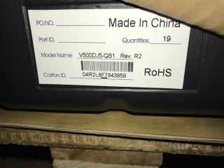 群创液晶玻璃V500DJ5-QS1