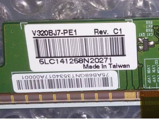 群创液晶玻璃V320BJ7-PE1