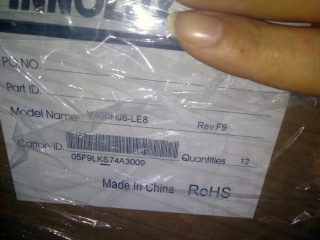 群创液晶模组V400HJ6-LE8 Rev.F9