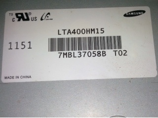 三星液晶模组LTA400HM15