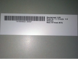 友达液晶模组T315HW04 V9