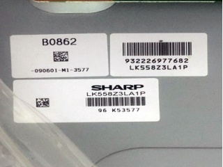 夏普液晶模组LK558Z3LA1P