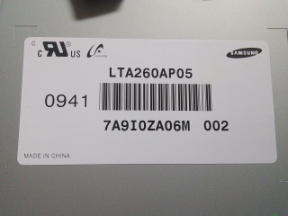 三星液晶模组LTA260AP05