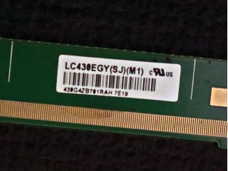 LG Display液晶玻璃LC430EGY-SJM1