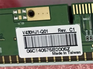 群创液晶玻璃V430HJ1-Q01