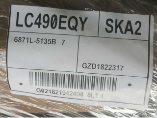 LG Display液晶玻璃LC490EQY-SKA2