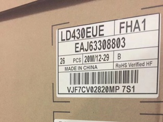 LG Display液晶模组LD430EUE-FHA1