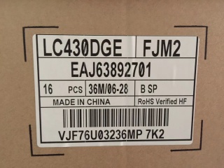 LG Display液晶模组LC430DGE-FJM2