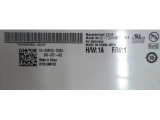 友达液晶模组B173RW01 V4