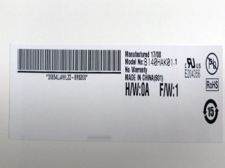 友达液晶模组B140HAK01.1 HW0A