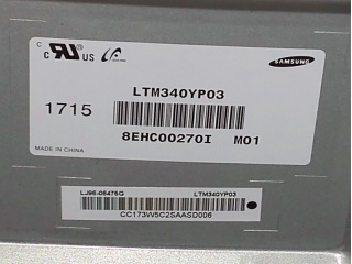 三星液晶模组LTM340YP03