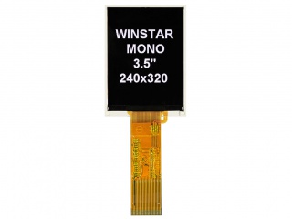 华凌 3.5" VA 液晶模组 240×320 500nits WLED CPU/SPI 22pins