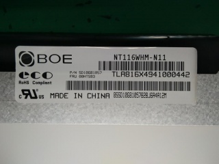 京东方液晶模组NT116WHM-N11