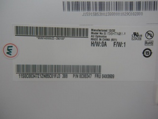 友达液晶模组B156HTN01.1